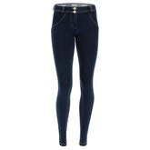 Freddy Womens Wrup Regular Rise Skinny Jeans In Joy Blue
