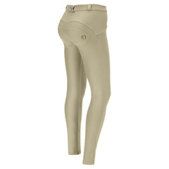 Freddy Womens Skinny Push Up Pants In Beige