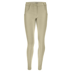 Freddy Womens Skinny Push Up Pants In Beige