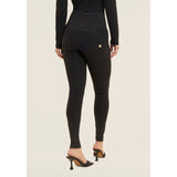 Freddy Womens High Rise With Button J7N Jeans In Black