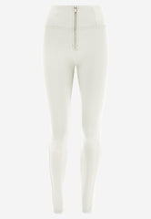 Freddy Womens Skinny Push Up Pants In Cream