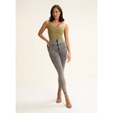 Freddy Womens High Waist Skinny J3N Jeans In Light Grey