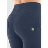 Freddy Jeans Ladies High Waist Cropped Jeans In Navy