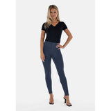 Freddy Jeans Ladies High Waist Cropped Jeans In Navy