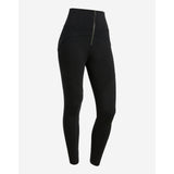 Freddy Womens High Waist Trouser With Ribbed In Black