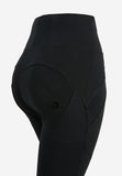 Freddy Womens High Waist Trouser With Ribbed In Black