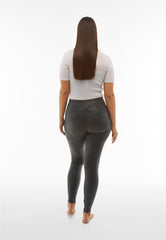 Freddy Wrup2Hs287 Snake Skin High Waisted Full Black