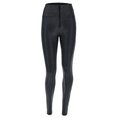 Freddy Wrup2Hs287 Snake Skin High Waisted Full Black