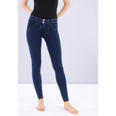 Freddy Womens Superskinny Trouser W/Reg Joy Jeans In Dark Navy
