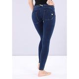 Freddy Womens Superskinny Trouser W/Reg Joy Jeans In Dark Navy