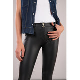 Freddy Jeans Ladies Regular Waist Eco Pants In Black