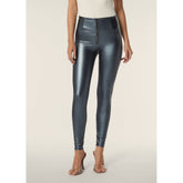 Freddy Wrup4Hf471 Ankle-Length Trouser Faux Leather Phantom Metalized