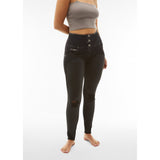 Freddy Womens Woven High Waist Jeans In Black