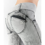 Freddy Womens Push Jean In Bleached Black