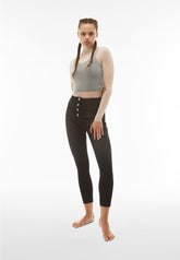 Freddy Wrupsnug4Shf306 Shuttle-Woven 7/8 Pant J7N Black