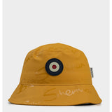 Ben Sherman Mens Wax Plasticsol Bucket Hat In Dijon