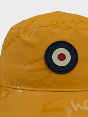 Ben Sherman Mens Wax Plasticsol Bucket Hat In Dijon