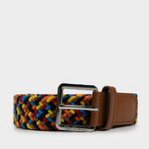 Ben Sherman Unisex Woven Braided Belt MultiColour