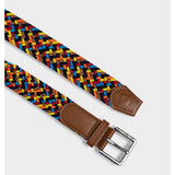 Ben Sherman Unisex Woven Braided Belt MultiColour