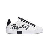 Replay Womens Polys W Write Sneakers In White/Black