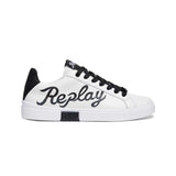 Replay Womens Polys W Write Sneakers In White/Black