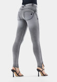 Freddy Womens Shaping Pant With Front Pocket J In Grey
