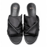 Nº21 Womens Bow High Heels Sandal In Black