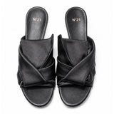 Nº21 Womens Bow High Heels Sandal In Black