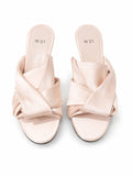 Nº21 Womens Bow High Heels Sandal In Powder Pink