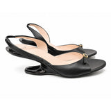 Nº21 Womens Crystal Emb Buckle Pip Toe Heel In Black