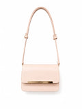 Nº21 Womens Edith Logo Plaque Mini Shoulder Bag In Nude