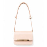 Nº21 Womens Edith Logo Plaque Mini Shoulder Bag In Nude
