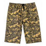 Sniper Mens 3/4 Swim Shorts In Army Green