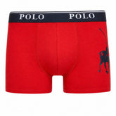 Polo Mens Ellis Big Pony Knit Boxer In Red/Navy