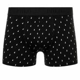 Polo Mens Aop Pony Knit Boxer In Black