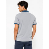 Ben Sherman Mens Badge Polo Short Sleeves In Spring Blue