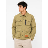 Hybrid Premium Mens Mount Utility Jacket In Khaki