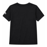 Nike Girls Level Up Gradient Boxy T-Shirt In Black Multi