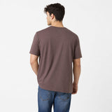 Caterpillar Mens Logo T-Shirt In Peppercorn/White