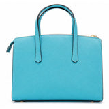 Pierre Cardin Womens Vivian Structured Satchel Bag In Teal