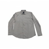 Polo Mens Long Sleeves Dobby Shirt In Grey Multi