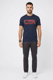 Ben Sherman Mens Way Of Life T-Shirt In Navy/Red