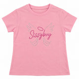Sissy Boy Angel Face Tweens T-Shirt In Pink