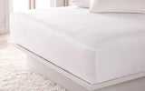 Egyptian Cotton T400 Extra Length Fitted Sheet In White