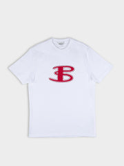 Nem Sherman Mens B Bling T-Shirt In White