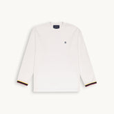 Tshepo Jeans Flag Cuff Ls T-Shirt Monarch White
