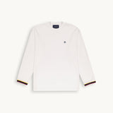 Tshepo Jeans Flag Cuff Ls T-Shirt Monarch White