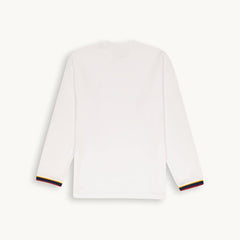 Tshepo Jeans Flag Cuff Ls T-Shirt Monarch White