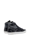 Diesel Mens S-Leroji Mid Sneakers In Black