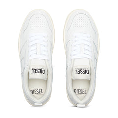 Diesel Mens S-Ukiyo V2 Low Sneakers In White